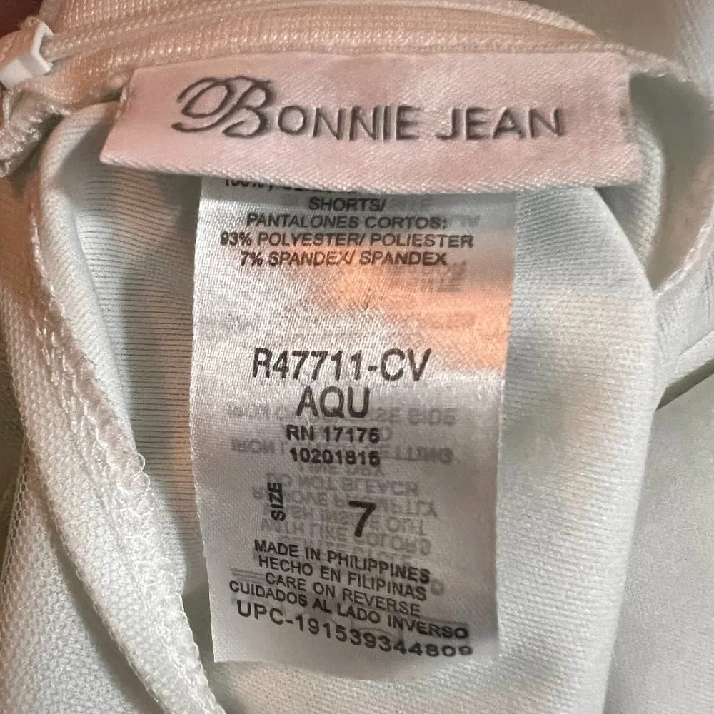 Bonnie Jean size 7 sleeveless floral tulle dress